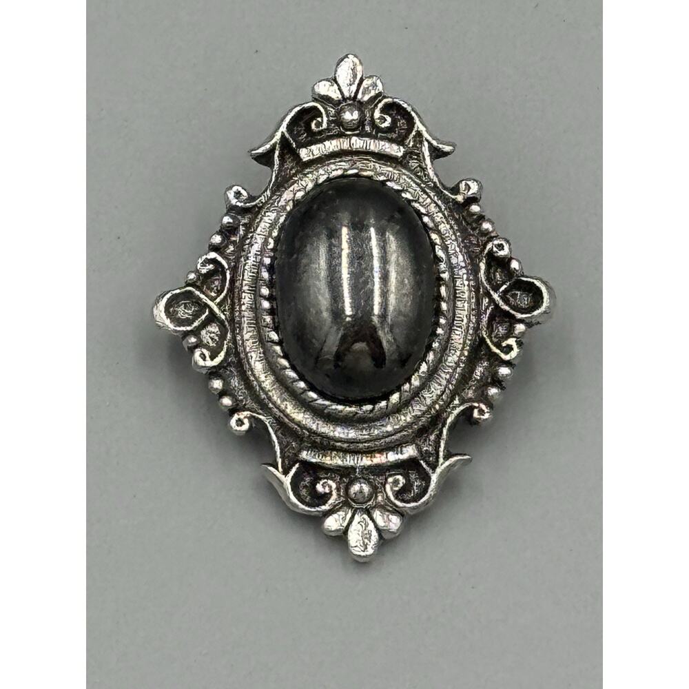 Vintage Brooch Pendant Victorian Gothic Style By Sarah Coventry